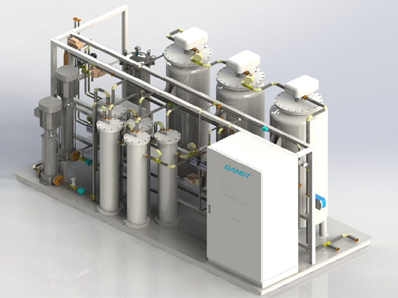 Hemodialysis water preparation system